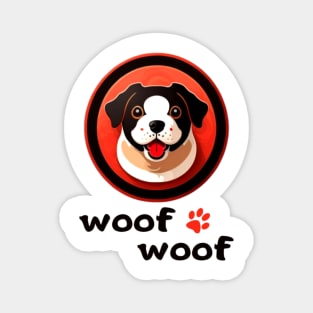 Woof-woof Cute Dog Magnet