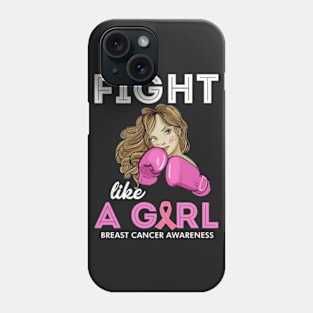 Fight Breast Cancer Awareness Month Shirt Women Gi Phone Case