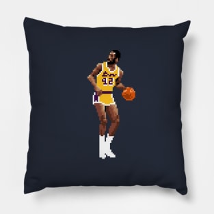 James Worthy Pixel Dribble Pillow