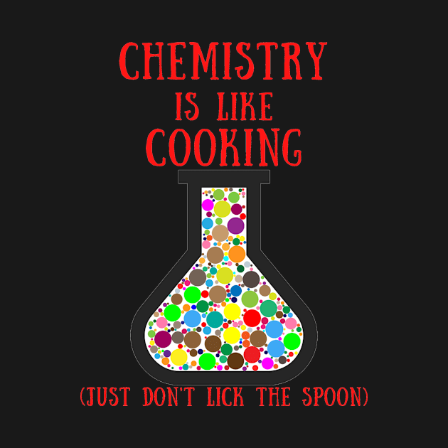 Chemistry is like cooking just don't lick the spoon by IOANNISSKEVAS