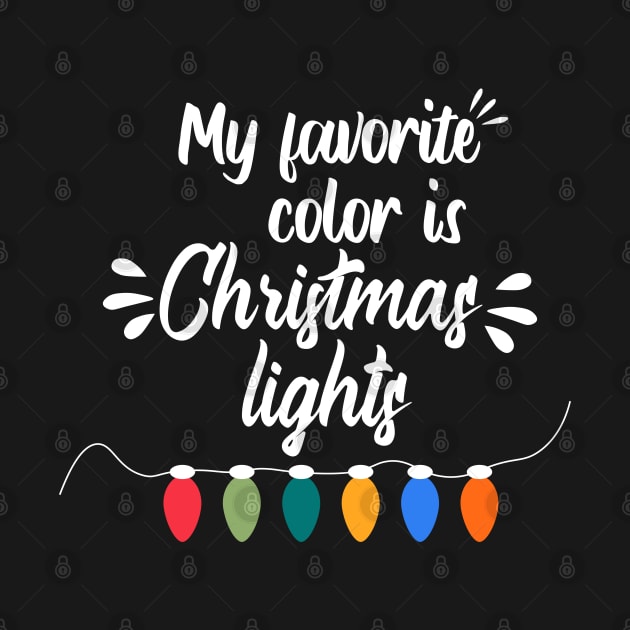 My favorite color is Christmas lights by SrboShop