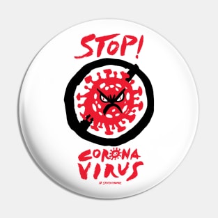 Stop Coronavirus Pin