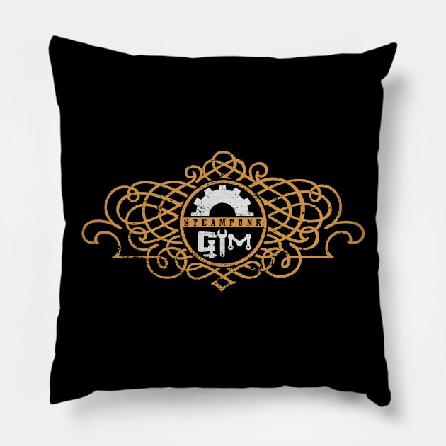 Steampunk Gym Pillow by CTShirts