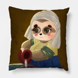 Sloth the milkmaid Pillow