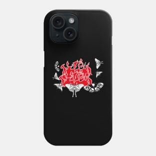 Moths Drawn to Flames Design Phone Case