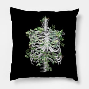 Rib Cage Floral 4 Pillow