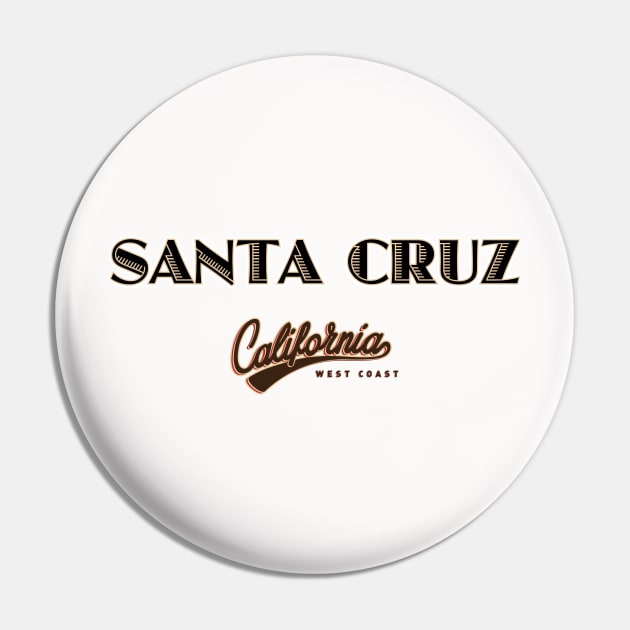 Santa Cruz Logo Pin by PauHanaDesign