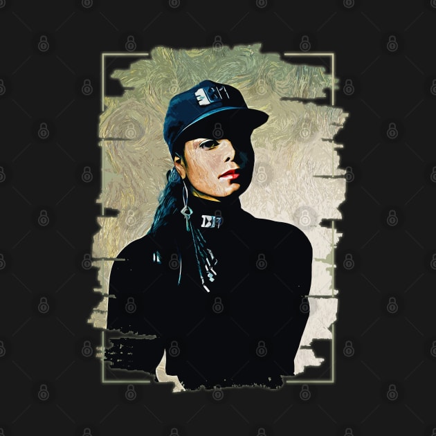 Janet jackson \\ brush art