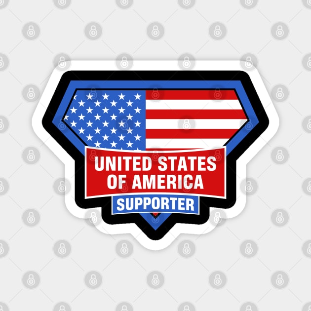 USA American Super Flag Magnet by ASUPERSTORE