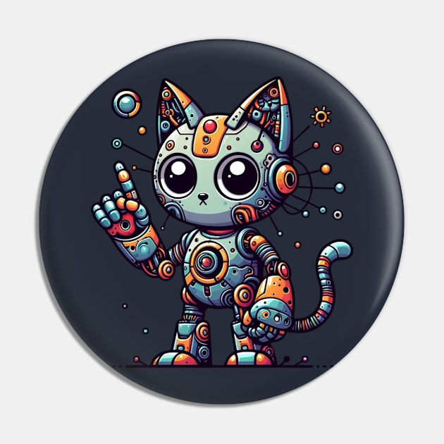 robot cat Pin by EKLZR