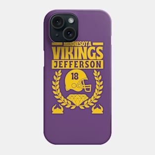 Minnesota Vikings Jefferson 18 Edition 2 Phone Case