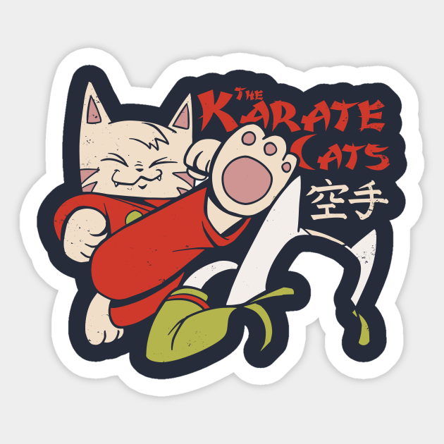 picture Karate Cats English teepublic