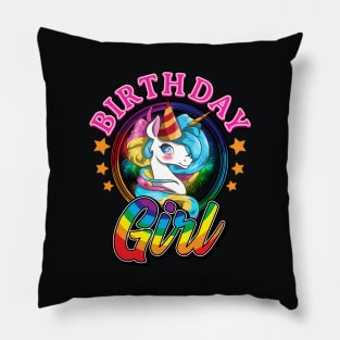 Unicorn Birthday Shirt Pillow