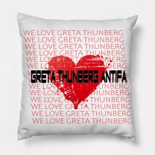 be like greta thunberg Pillow