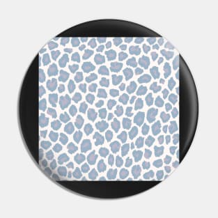 Blue leopard print Pin