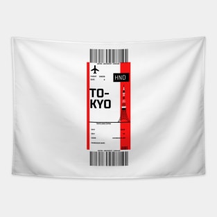 Boarding pass for Tokyo Tapestry