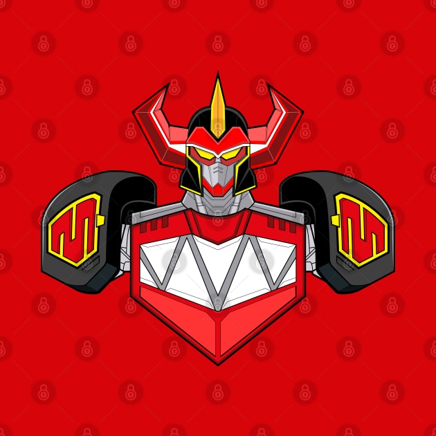 Megazord Mighty Morphin by Antoneox