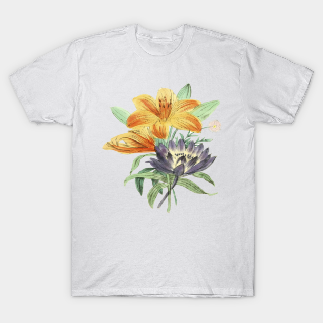 tiger flower shirt