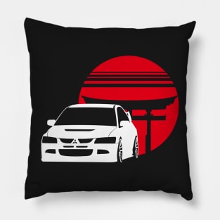 mitsubishi evolution Pillow