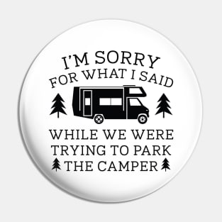 Park The Camper Pin