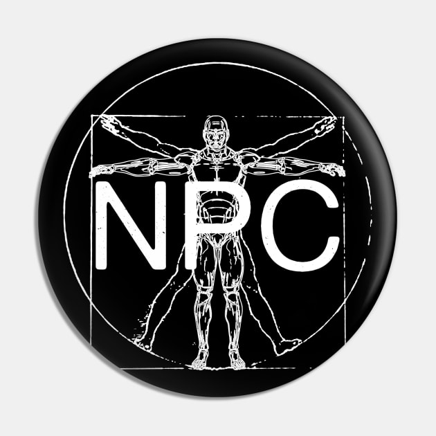 NPC - Robot Non Playable Character Pin by blueversion