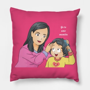 Yo Te Amo Mamita Mother and child Pillow