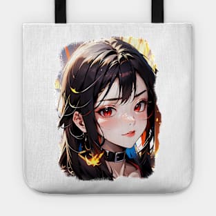 Portrait Chinese Girl Tote