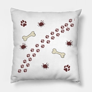 Dog Print Pillow