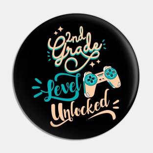 2nd grade squad t-shirt Pin