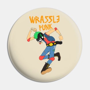 Wrastle punk Pin