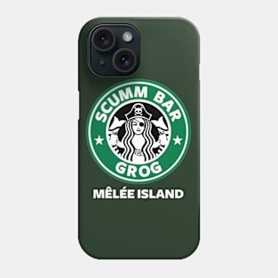 Scumm Bar white text Phone Case