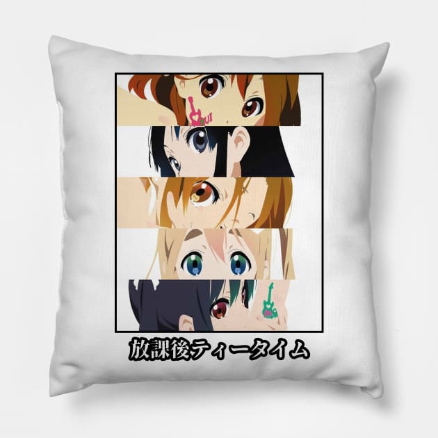 K-On! (Houkago Tea Time) Pillow by AniReview
