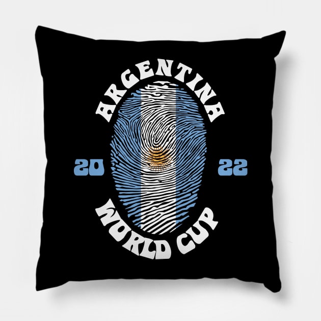 World Cup Qatar 2022 Pillow by Lotemalole