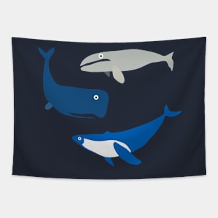 3 Whales Tapestry