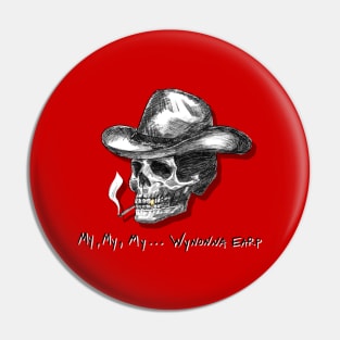 VampDoc Skull - My, My, My - Black Pin