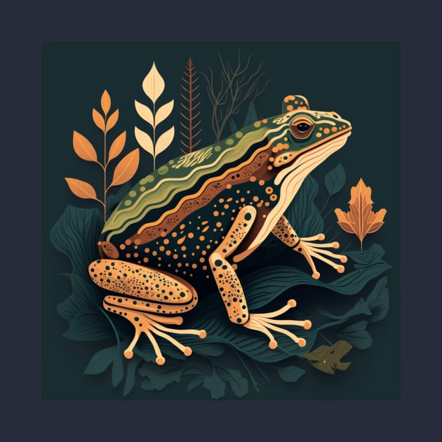 Natural Frog Design by Star Scrunch