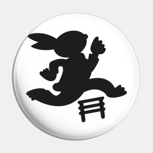 Run rabbit Pin