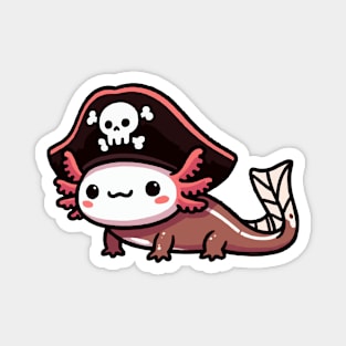 pirate captain axolotl Magnet