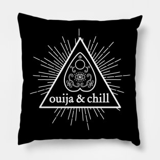 Ouija and Chill - White Pillow