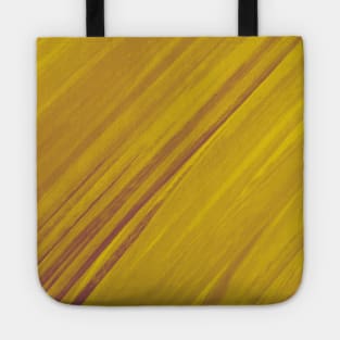 Acrylic brush strokes - golden ochre Tote