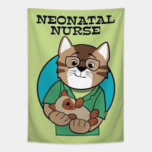 Neonatal Nurse Cat and Kitten Tapestry