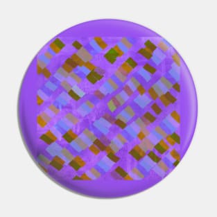 Purple Cubes Pin