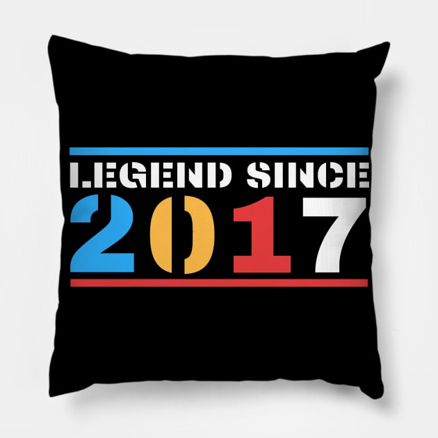 Legend Since 2017 Pillow by BestOfArtStore