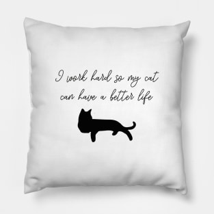 Cat Owner Life Pillow