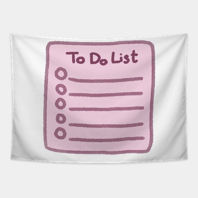 To Do List Tapestry by BigSaturn