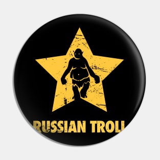 Funny Russian Troll / Internet Bot Pin