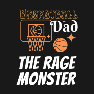 Funny Dad basketball Fathers Day design Basketball daddy T-Shirt