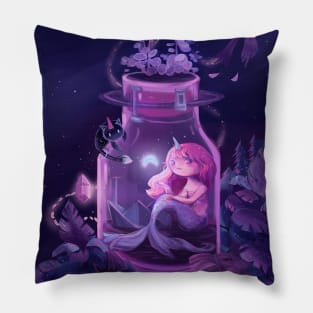 Little M in a bottle Pillow