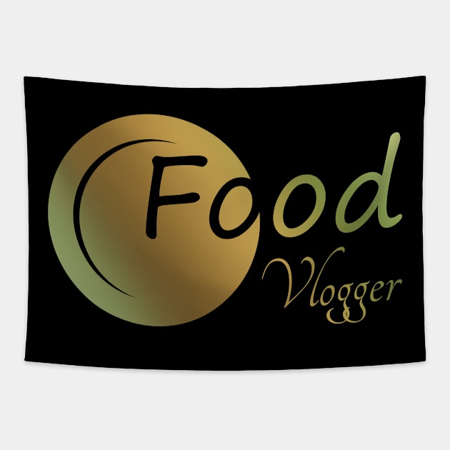 Food Vlogger 06 Tapestry by SanTees