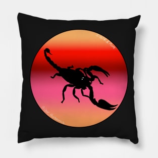 Scorpion “Sunset” Gradient Pillow